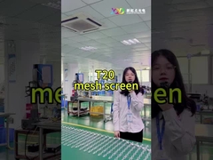 T20-2LED 매시 LED 픽셀 화면 CE RoHS FCC 외관 투명 고 밝기