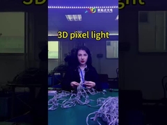 전체 컬러 RGB 3D 픽셀 LED 크리스탈 램프