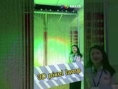 휴일 장식용 맞춤형 3D 모션 센싱 인터랙티브 라이트 박스 풀 컬러