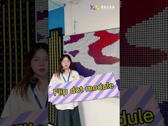 지하철역용 실내외용 금속 디스크 플립닷 모듈 30mm 블레이드 5*7